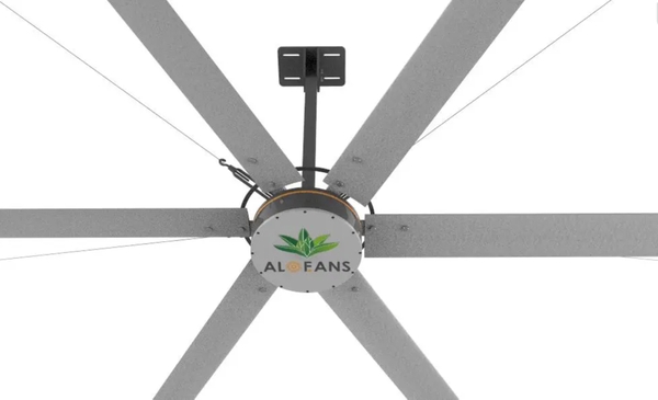 Quạt trần sải cánh rộng, tốc độ chậm, lưu lượng lớn HVLS - 6 cánh