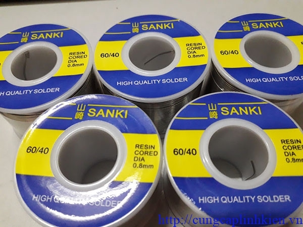 Thiếc hàn Sanki cuộn 250g 0.8mm