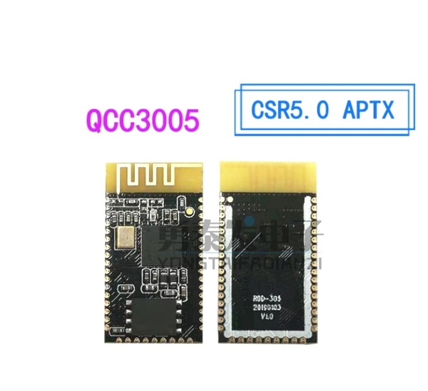 Qualcomm QCC3005 chip giải mã Bluetooth 5.0 CSR với mô-đun Bluetooth APTX thay vì CSR8645