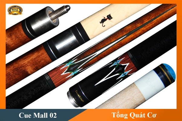 Cơ, Gậy Bi-a Cue Mall 02 seri B | 1Cue.vn