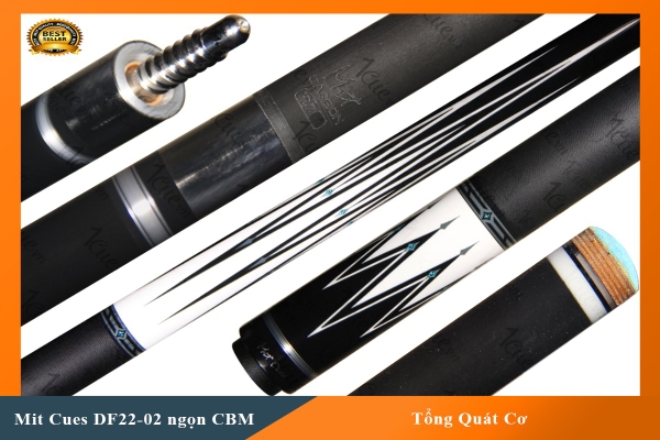 Cơ,Gậy Bi-a Mit Cues DF22-02 ngọn carbon Mit | 1Cue.vn