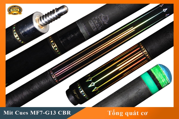 Cơ,Gậy Bi-a Mit Cues MF7-G13 ngọn carbon Rhino | 1Cue.vn