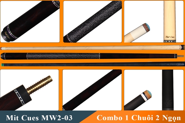 Cơ, Gậy Bi-a Mit Cues MW2-03 2 ngọn 1Cues.vn  