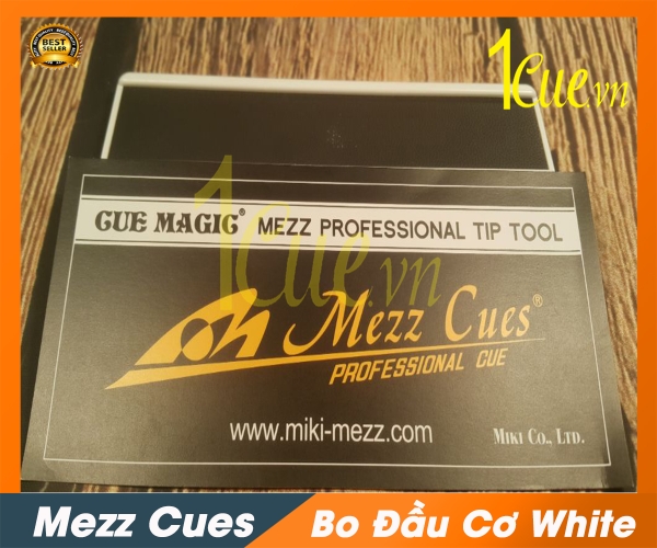 Dụng Cụ Bo Đầu Cơ Bi a-Mezz Cues White | 1Cue.vn