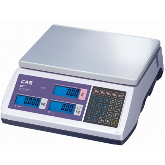 Cân tính tiền siêu thị ER Plus CAS-KOREAN 30kg/10 - CÔNG TY TNHH SẢN XUẤT  VÀ THƯƠNG MẠI ATL VIỆT NAM