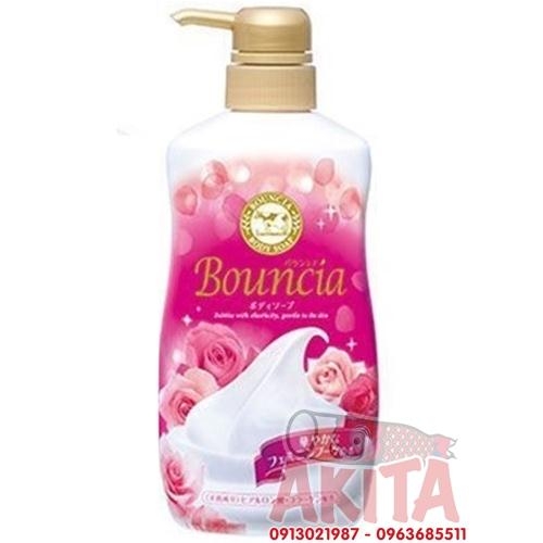 sua-tam-bounica-450ml-mau-hong-duong-am-tu-nhien