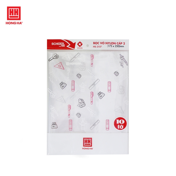 Sách Bọc vở Ni lông cấp II Hồng Hà (175x250mm) - 3157