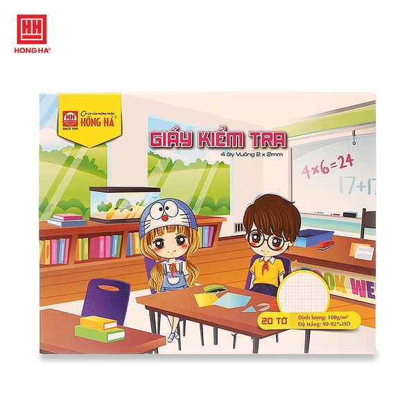 Giấy kiểm tra 4 ô ly Family - 4936