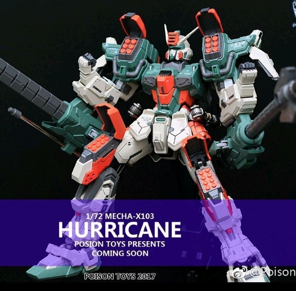 MECHA-X103 HURRICANE フルメタルフレーム　メタルビルド風 MÔ HÌNH GUNDAM MOSHOW 1/72 METAL BUILD STORM HURRICANE BUSTER