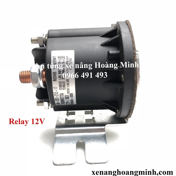 Relay/ contactor DC12V sử dụng cho xe nâng điện- Phụ tùng xe nâng Hoàng Minh