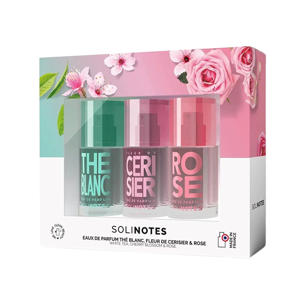 SET Solinotes 3x15ml (The Blanc + Cerisier + Rose) BLANC