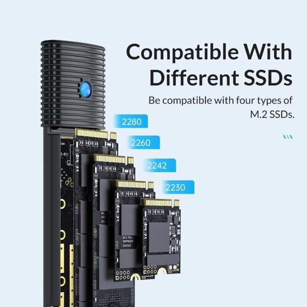 Box nvme m2 sata to usb orico PWDM2-G2