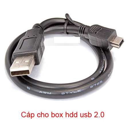 cáp kết nối usb box ổ cứng laptop