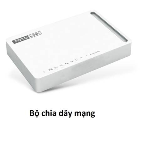 Chia cổng mạng 5 cổng Totolink