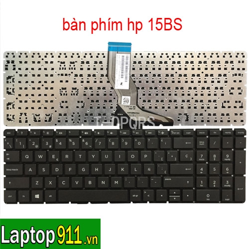 bàn phím laptop HP 15-BS mầu đen