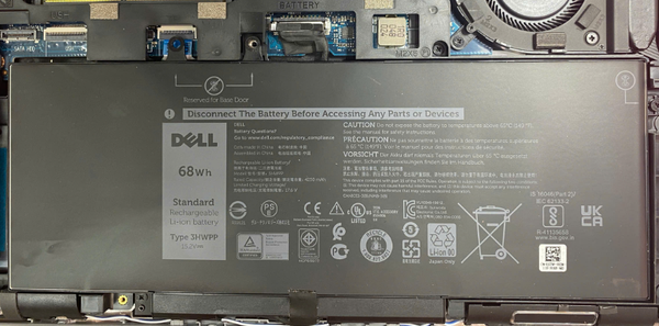 Pin laptop Dell Latitude 5411