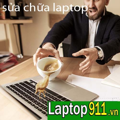 sửa chữa laptop bị đổ nước