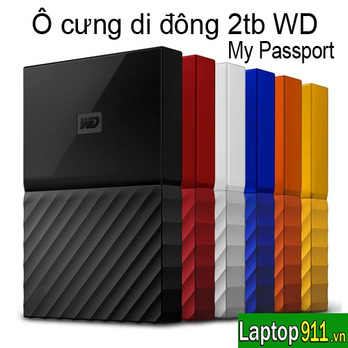 Ổ cứng di động 2tb Western Digital My Passport