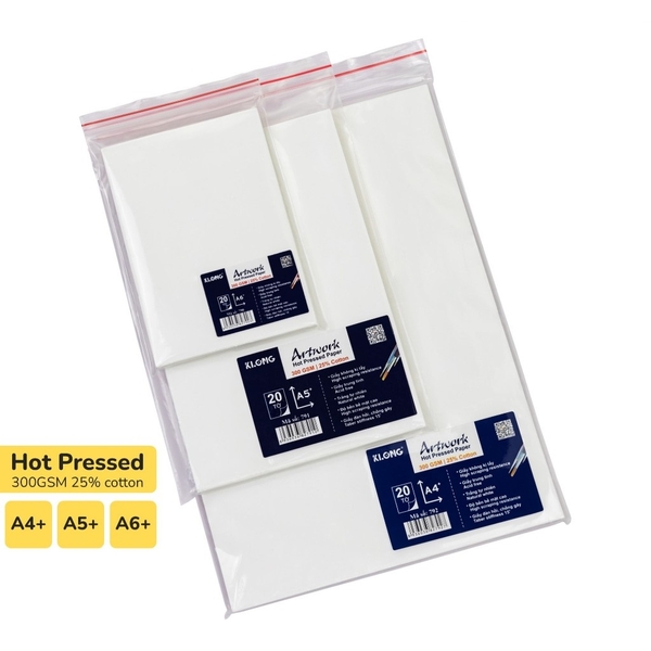 Giấy Vẽ Màu Nước KLONG 300Gsm