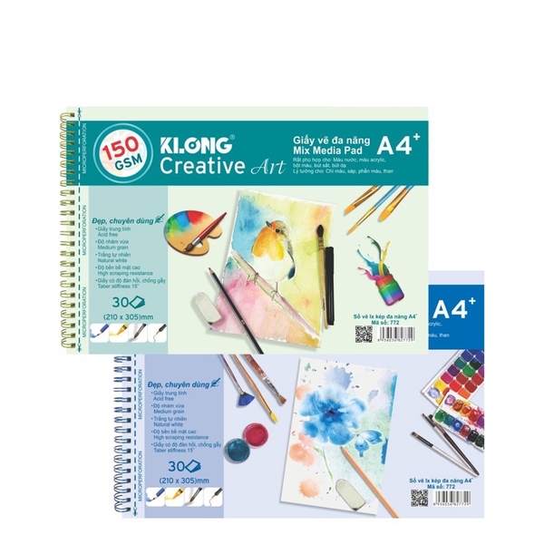 Sổ Vẽ Mix Media KLONG 150Gsm