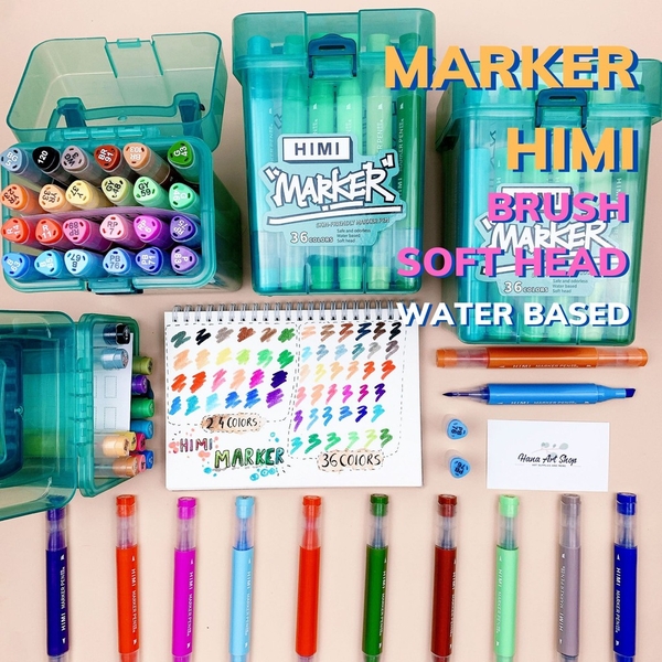 Màu Marker đầu mềm HIMI - HIMI Brush soft head