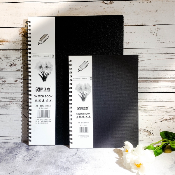 Sổ Vẽ Phác Thảo Marie's - Sketchbook Ký Họa 160Gsm Bìa Cứng