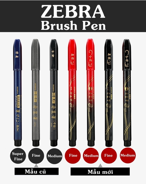 Bút Zebra Brush