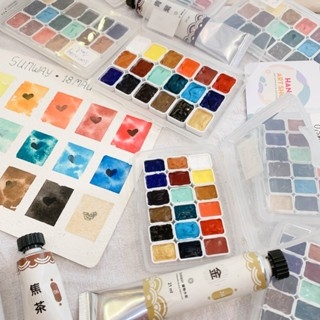 Pocket Màu Nước Sunway Làm từ Bột khoáng sản Tự nhiên