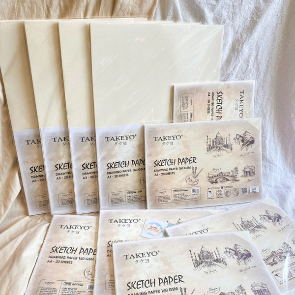 Giấy Vẽ chì Takeyo 160Gsm