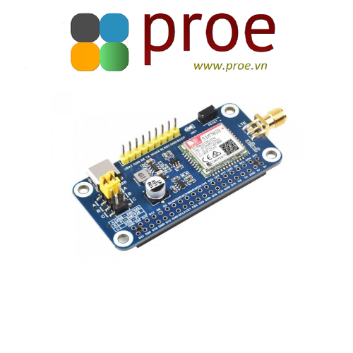 SIM7028 NB-IoT HAT for Raspberry Pi, Supports Global Band NB-IoT Communication, Small In Size And Low Power Consumption