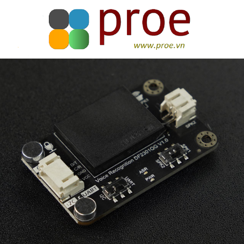 Gravity: Offline Language Learning Voice Recognition Sensor for Arduino / Raspberry Pi / Python / ESP32 - I2C & UART