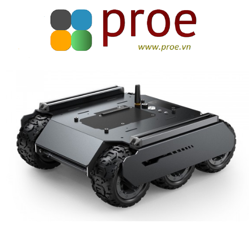 Flexible And Expandable 6x4 Off-Road UGV, With Extension Rails and ESP32 Slave Computer, 6 wheels 4WD Mobile Robot Chassis