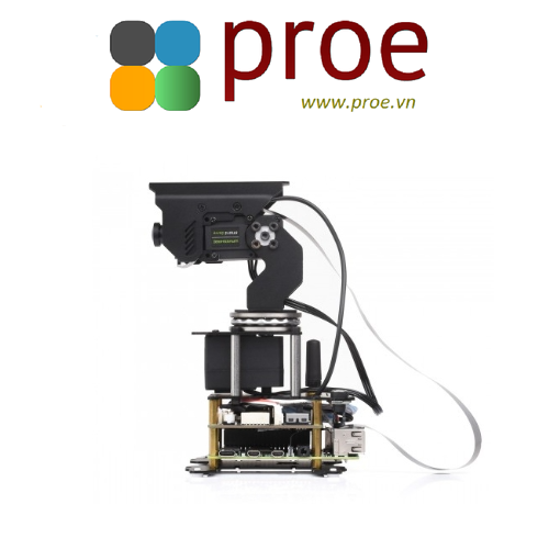360° Omnidirectional High-Torque 2-Axis Expandable Pan-Tilt Camera Module, Driven By Serial Bus Servos, Based On General Driver Board For Robots