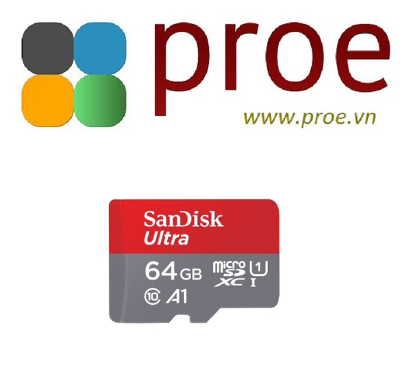 Thẻ nhớ MicroSDXC SanDisk Ultra A1 64GB 120MB/s SDSQUA4-064G-GN6MN