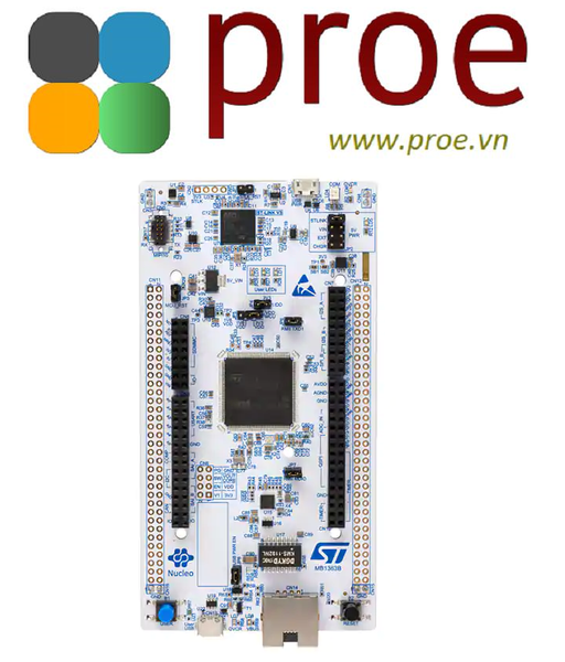 NUCLEO-H745ZI-Q STM32 Nucleo-144 development board with STM32H745ZI MCU, SMPS, supports Arduino, ST Zio and morpho connectivity