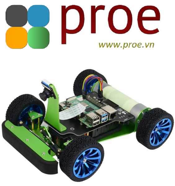 PiRacer AI Kit Acce PiRacer DonkeyCar, AI Racing Robot Powered by Raspberry Pi 4 (NOT included)