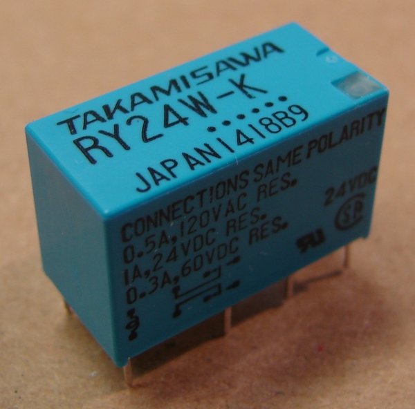 RY24W-K Relay 24V 2 Form C (DPDT)
