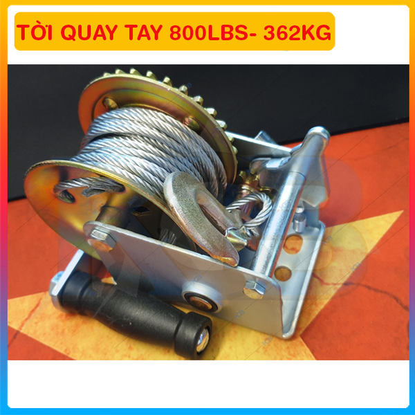 TỜI QUAY TAY 800LBS TẢI TRỌNG 362KG