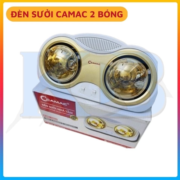 Đèn sưởi nhà tắm Camac 2 bóng