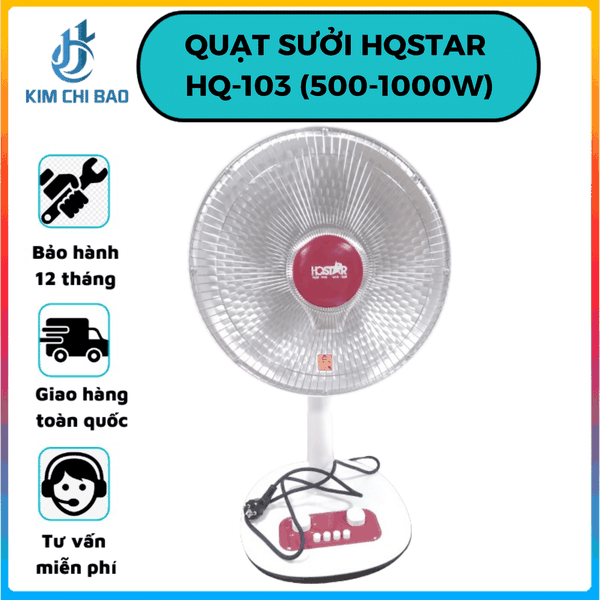 Quạt sưởi HQstar HALOGEN HQ-103