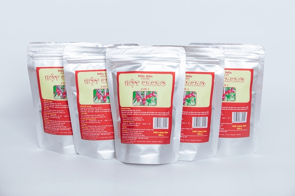 1kg Bột Cacao Sữa Yeswinwin - Đậm Vị Chân Thật Từ Cacao Nguyên Chất -  4 gói x 250g - Yeswinwin