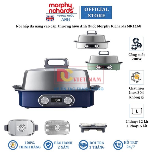 Nồi hấp đa năng Morphy Richards MR1168