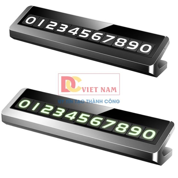 Bảng số điện thoại gắn taplo ô tô V10