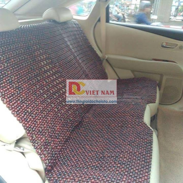 Bộ hạt gỗ tựa lưng massage ô tô ghế sau 100% gỗ tự nhiên: Ngọc Am, Bách Xanh, Trắc, Cẩm Lai, Pơ Mu, Hương Đỏ, Hương Nâu,...
