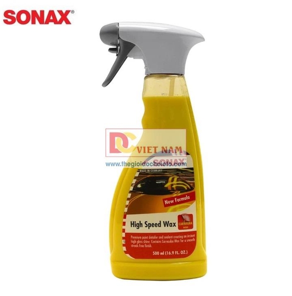 Chai xịt đánh bóng sơn ướt Sonax Highspeed Wax 288200