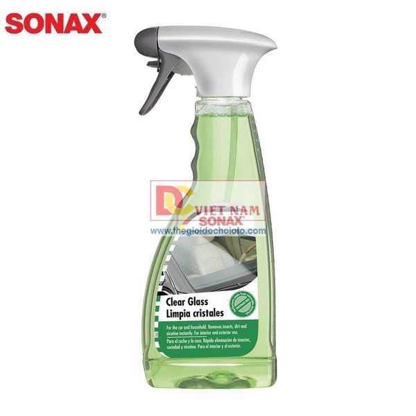 Chai xịt vệ sinh làm sạch và trong kính Sonax 338241