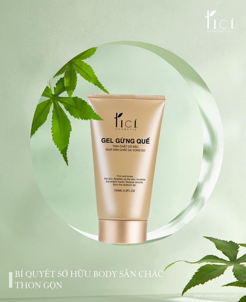 GEL Tan mỡ gừng quế