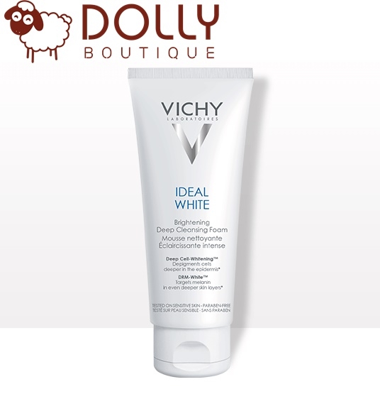 vichy ideal white brightening deep cleansing foam