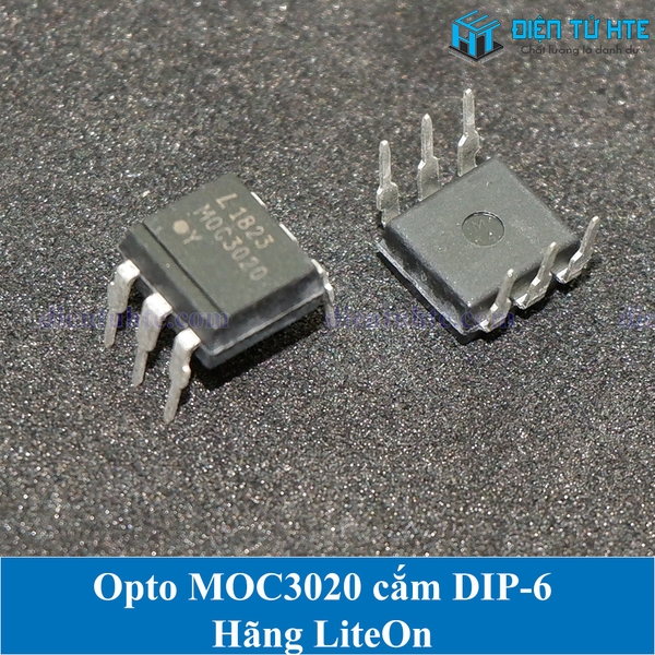 10 Accoppiatori Ottici MOC3020 DIP6 - 400V Per Circuiti Elettronici