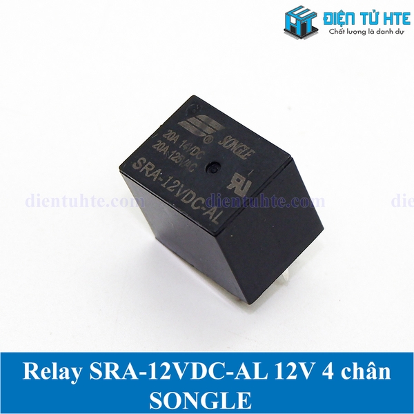 Song Le Sra-05vdc-al Sra-12vdc-al Sra-24vdc-al 5v 12v 24v 20a 4 Pin Dc Normalmente Aperto Relè Di Potenza - Foto 12